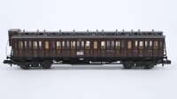 Fleischmann N 8802 Abteiwagen mit Bremserhaus K.P.E.V.