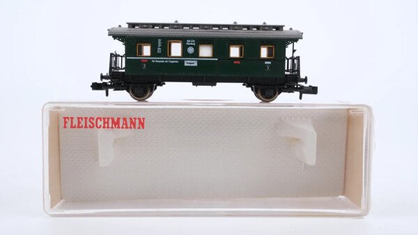 Fleischmann N 8067 Personenwagen 3. Kl CCitrPr05b DRG