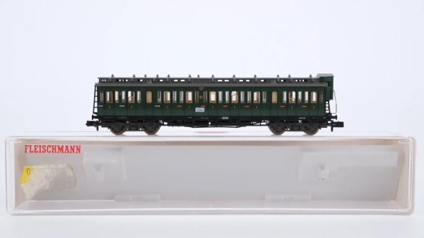 Fleischmann N 8086 Abteilwagen 3. Kl mit Bremserhaus C4 pr04 DRG