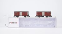Hobbytrain N H24251 Güterwagen Set Gedeckte...