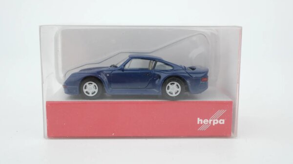 Herpa H0 023818 Porsche 959 blau