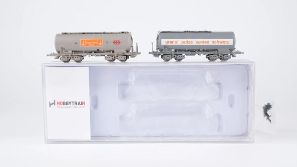 Hobbytrain N H23491 Güterwagen-Set Silowagen Schweiz 2-tlg SBB