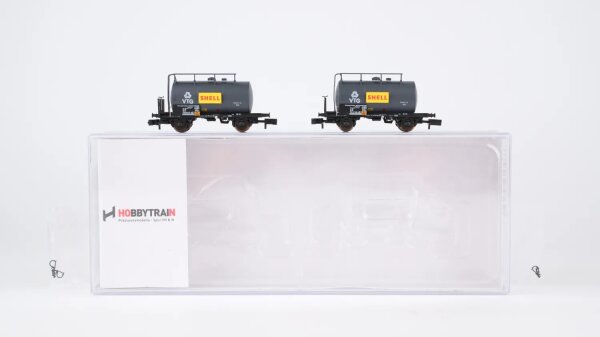 Hobbytrain N H24831 Güterwagen-Set Leichtbaukesselwagen Shell 2-tlg VTG