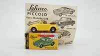 Schuco 712 VW-Käfer Cabrio Gelb