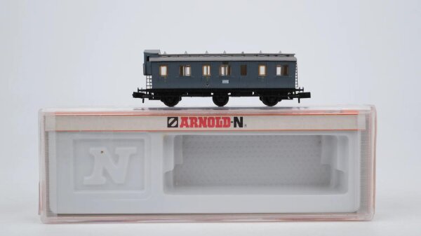 Arnold N 3042 Abteilwagen 4. Kl mit Bremserhaus K.P.E.V.