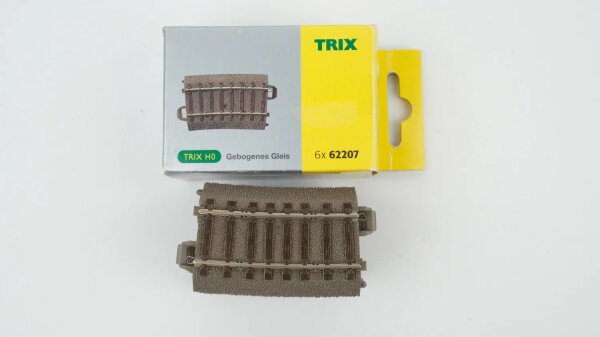 Trix H0 62207 Gebogenes Gleis 6 Stück