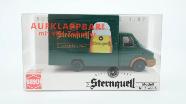 Busch H0 47920 Iveco Daily Sternquell Verkaufswagen