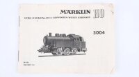 Märklin H0 3004 Tenderlokomotive TM 800 Wechselstrom (1 Lampe defekt)