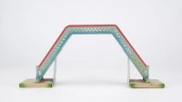 Kibri H0 Fussgänger Brücke Metall (made in US Zone)