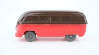 Wiking unverglast H0 VW T1 Bus Typ 3 rot/braun