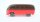 Wiking unverglast H0 VW T1 Bus Typ 3 rot/braun
