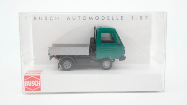 Busch H0 42200 Multicar mit kippbarer pritsche grün
