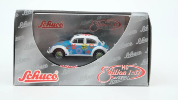 Schuco H0 21896 VW Käfer Flower Power