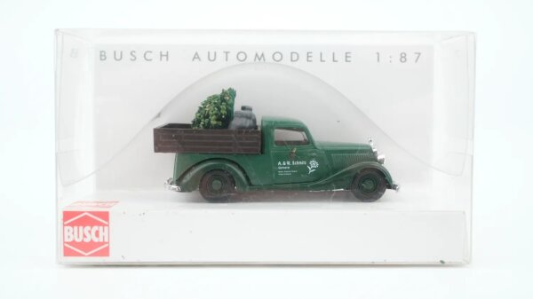 Busch H0 41553 Mercedes 170V Gärtnerei Schmitz grün