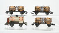 Märklin H0 Konvolut Weinfasswagen 308 Kesselwagen "Esso" 374