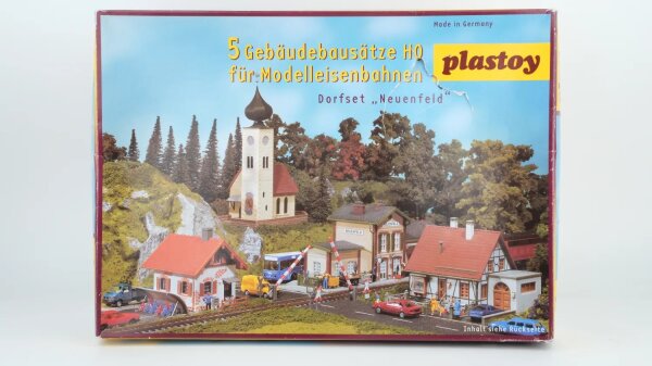 Plastoy H0 29095551 Gebäudesätze Dorfset Neuenfeld