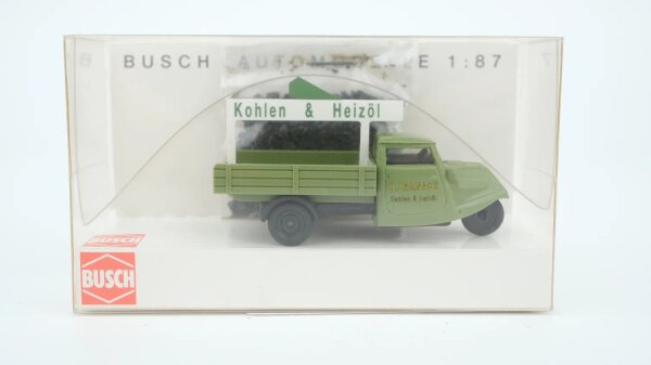 Busch H0 40637 Tempo Dreirad Kohlen& Heizöl