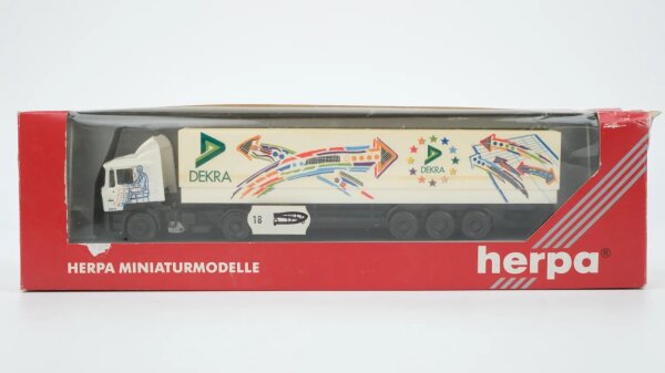 Herpa H0 184458 MAN F2000 EuroPritsche/Plane "DEKRA"