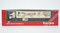 Herpa H0 184458 MAN F2000 EuroPritsche/Plane...
