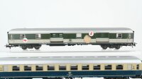 Märklin H0 Konvolut Reisezugwagen 2. Kl. Speisewagen Gepäckwagen DB (Kleberückstände)