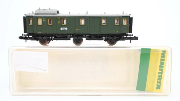 Minitrix N 51 3167 00 Schnellzugpackwagen Pw3ü DRG
