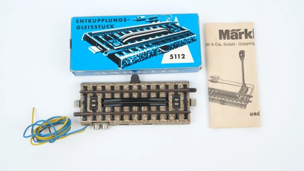 Märklin H0 5112 Entkupplungsgleisstück (in OVP blau)