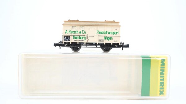 Minitrix N 13646 Gedeckter Güterwagen Hinsch & Co G 10 K.P.E.V.