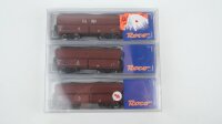 Roco N 24030 Güterwagen-Set Erzwagen 3-tlg DB...