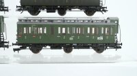 Roco H0 Konvolut Abteilwagen 2./3. Kl. Postwagen DR DB