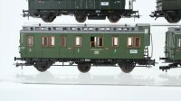 Roco H0 Konvolut Abteilwagen 2./3. Kl. Postwagen DR DB