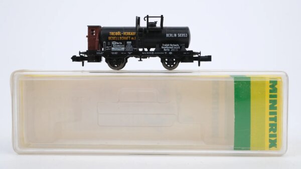 Minitrix N 13642 Kesselwagen Treiböl K.P.E.V.