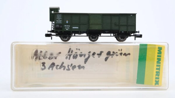 Minitrix N 13269 Gedeckter Güterwagen Nml Bayern K.Bay.Sts.B.