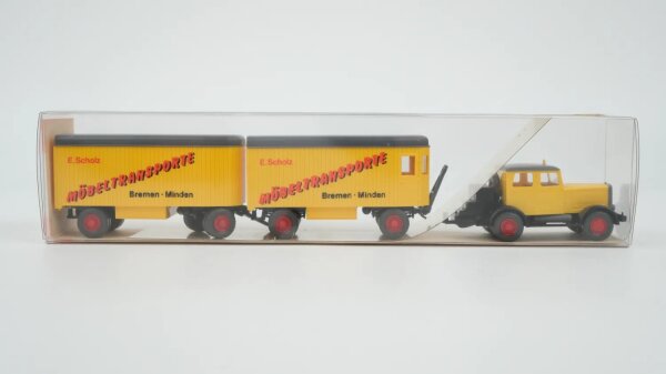 Wiking H0 27851 Hanomag Möbelzug E.Scholz