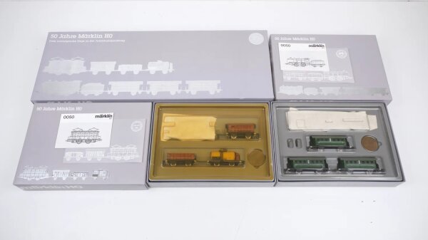 Märklin H0 0050 Jubiläumspackung 50 Jahre Wechselstrom (1 Karton beschädigt)