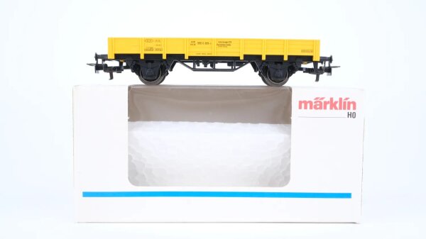 Märklin H0 4471 Niederbordwagen Kranschutzwagen der DB