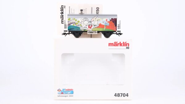 Märklin H0 48704 Kühlwagen Bugs Bunny Ichqrs 1.FC märklin Jahreswagen 2004