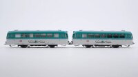 Märklin H0 3012 Schienenbus BR 798 mit Steuerwagen BR 998 Chiemgau-Bahn DB Wechselstrom