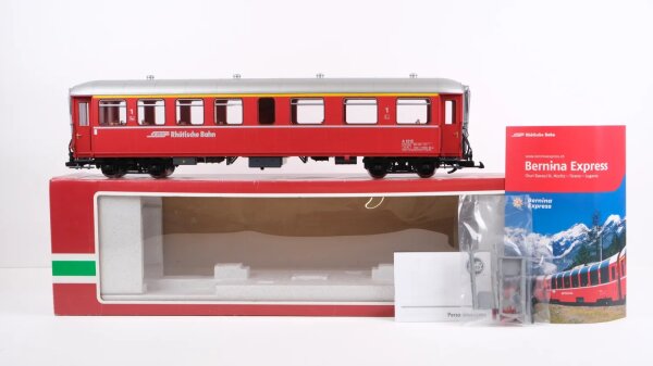 LGB G 31523 Personenwagen Bernina Express 1Kl. "Viafier retica" RhB (Beleuchtung geprüft)