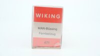 Wiking 1:87 471 GK: 471/1a CS Fernlastzug MAN Büssing 22.320 UNL