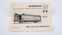 Märklin H0 4633 Güterwagen mit Schiebewänden und Schiebedach DB
