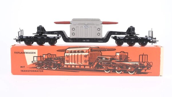 Märklin H0 4617 Tiefladewagen mit Transformator  SST 53  St 52 der DB