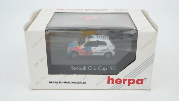 Herpa H0 035873 Renault Clio 16V Hubert Faller Cup 93
