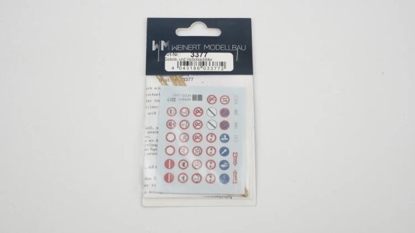 Weinert Modellbau H0 3377 Gebots- und Verbotsschilder