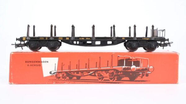 Märklin H0 4516 Flachwagen mit Rungen SSka der DB