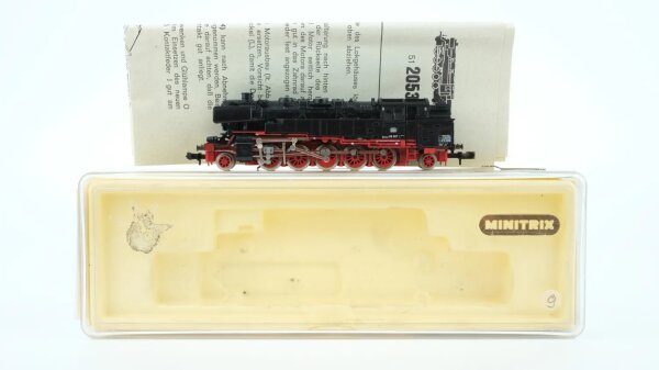 Minitrix N 51 2053 00 Dampflok BR 85 007 DB Gleichstrom (Gestänge defekt)