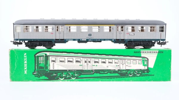 Märklin H0 4043 Nahverkehrswagen 1./2. Kl. Silber DB