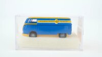 Brekina H0 3203 VW T1 Edeka blau-gelb