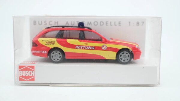 Busch H0 49460 Mercedes-Benz E-Klasse Feuerwehr Rettung