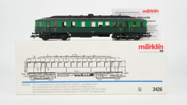 Märklin H0 3426 Triebwagen BR Serie 600.02 SNCB Wechselstrom Delta Digital