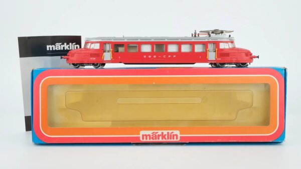 Märklin H0 3125 Triebwagen "Roter Pfeil" BR Serie RBe 2/4 203 SBB CFF FFS Wechselstrom